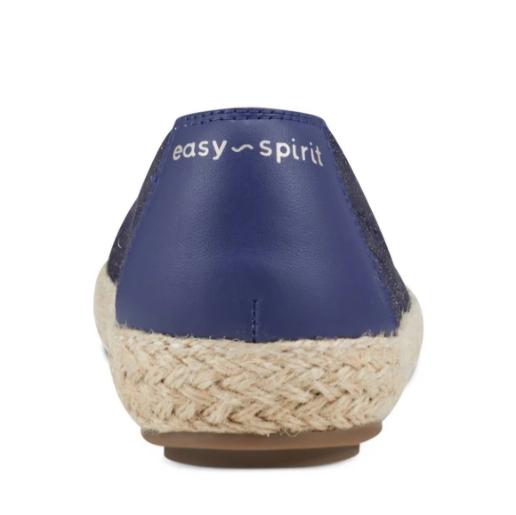 Easy Spirit Hassie Slip On Casual Espadrilles Navy shimmer 8.5 - Picture 13 of 16